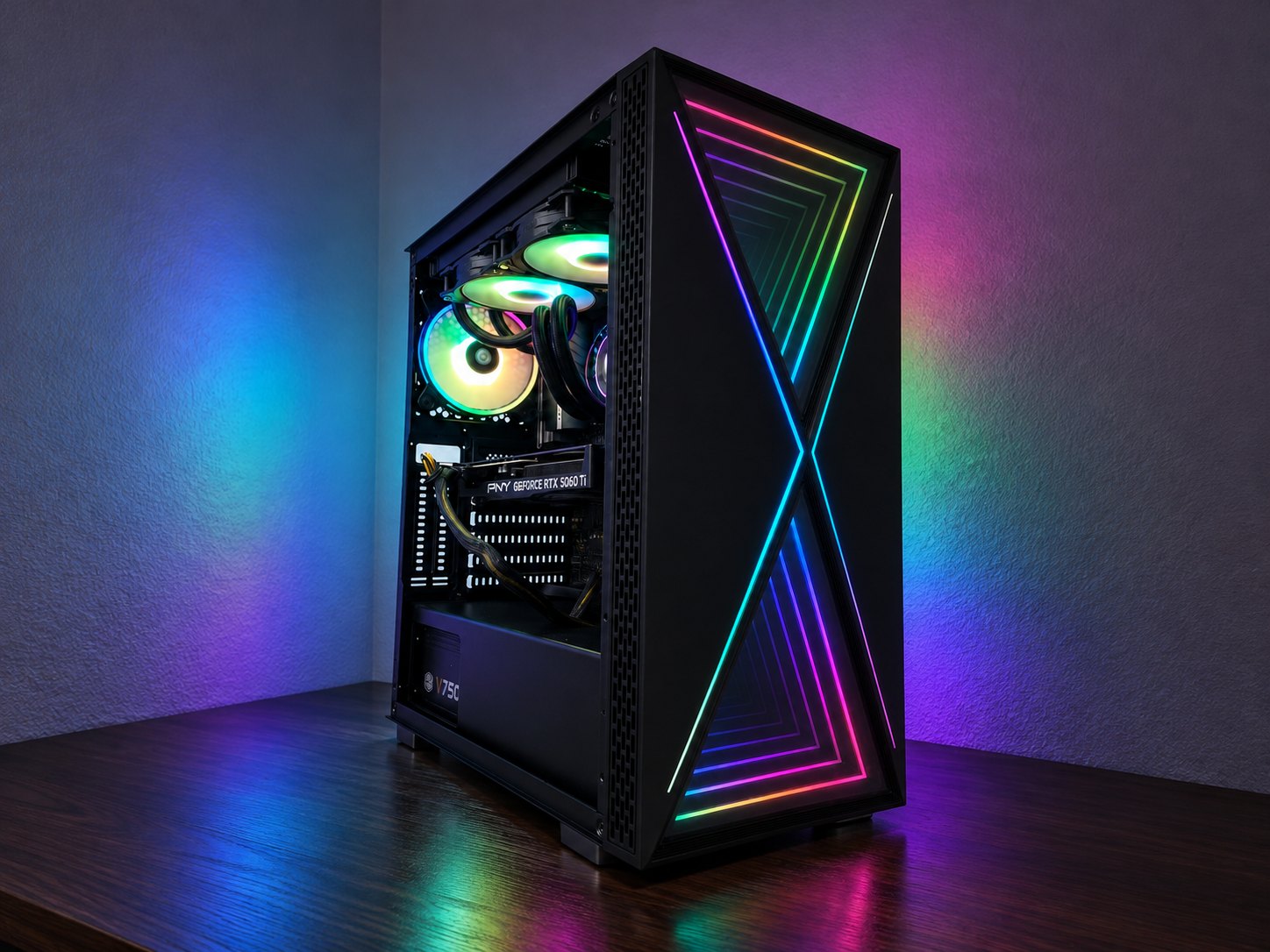INTEL CORE I9 11900K 8C/16T @5.3 GHZ - NVIDIA RTX 5060 TI 8GB - 4X 8GB DDR4 - 1TB SSD – Bild 1